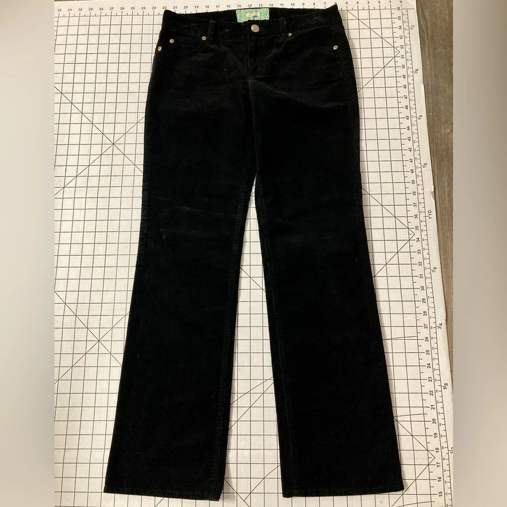 J. Crew Women’s Size 6R Black Corduroy Boot Cut Jeans